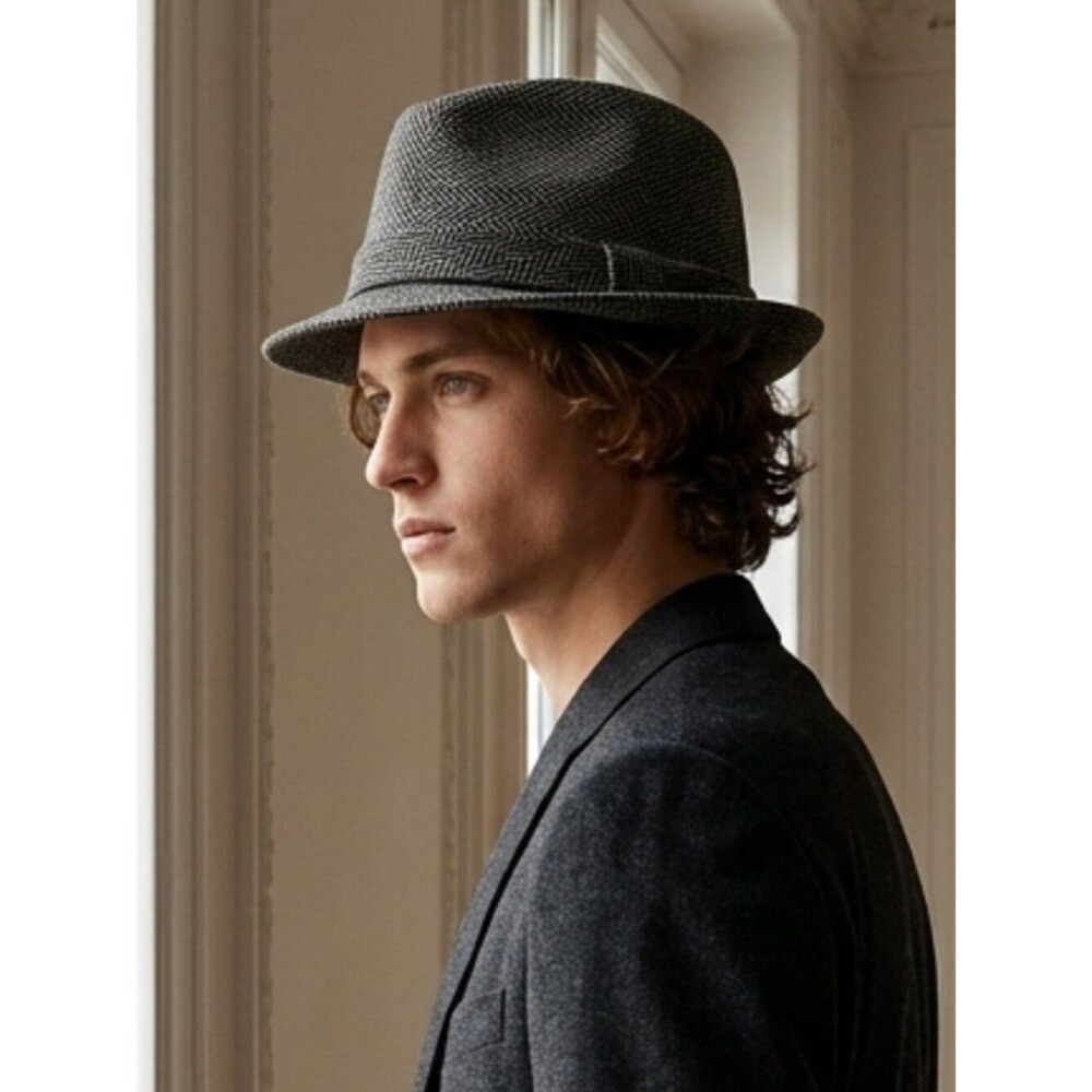 Bailey of Hollywood Herringbone Fedora - Size Medium